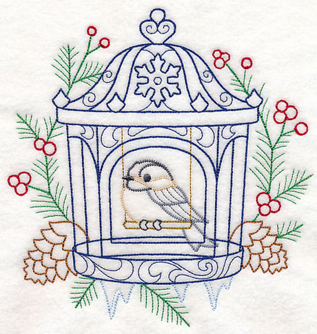 Chickadee Birdcage (Vintage)