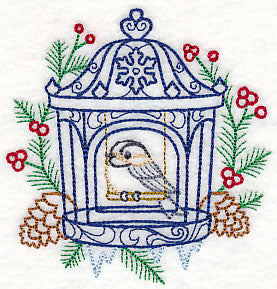 Chickadee Birdcage (Vintage)