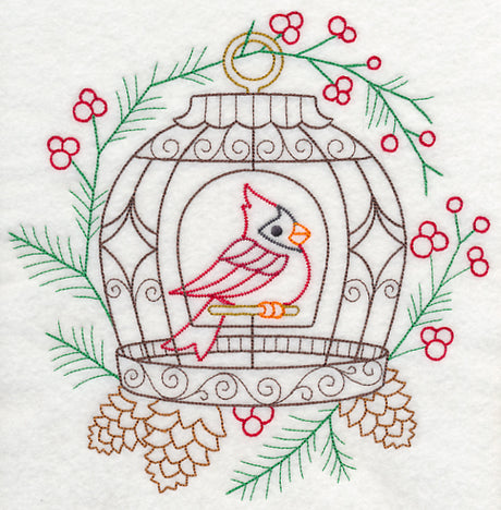 Cardinal Birdcage (Vintage)