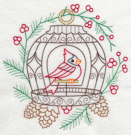 Cardinal Birdcage (Vintage)