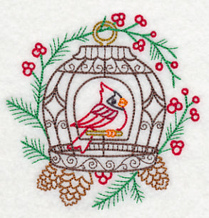 Cardinal Birdcage (Vintage)