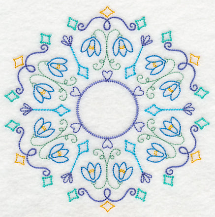 Kaleidoscope of Snowdrops (Vintage)