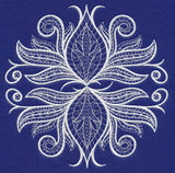 Simple Symmetry Flourish (Whitework)