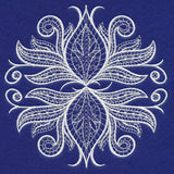 Simple Symmetry Flourish (Whitework)