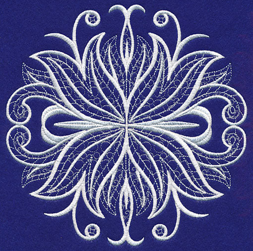 Beauty and Grace Flourish (Whitework)