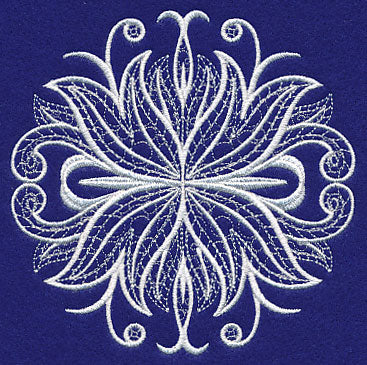 Beauty and Grace Flourish (Whitework)