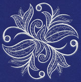 Whirls and Twirls Flourish (Whitework)