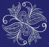 Whirls and Twirls Flourish (Whitework)