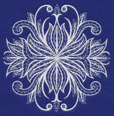 Swirling Symphony Flourish (Whitework)