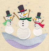 Snowmen Friends Scene