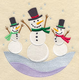 Snowmen Friends Scene