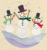 Snowmen Friends Scene