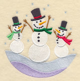 Snowmen Friends Scene