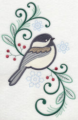 Elegant Chickadee Spray