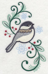 Elegant Chickadee Spray