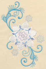 Elegant Snowflake Spray