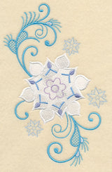 Elegant Snowflake Spray