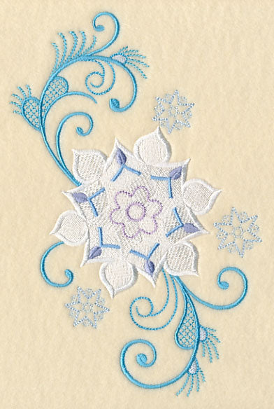 Elegant Snowflake Spray