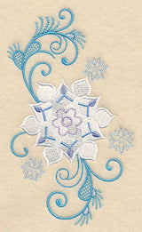 Elegant Snowflake Spray