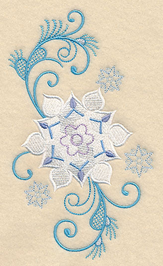 Elegant Snowflake Spray