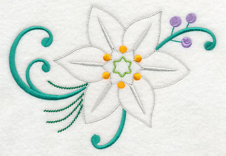 Elegant Star of Bethlehem Flourish