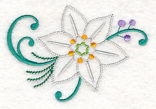 Elegant Star of Bethlehem Flourish