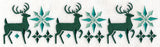 Nordic Winter Deer Border