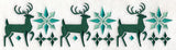 Nordic Winter Deer Border