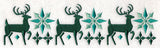 Nordic Winter Deer Border