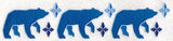 Nordic Winter Bear Border