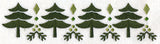 Nordic Winter Tree Border