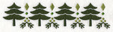 Nordic Winter Tree Border