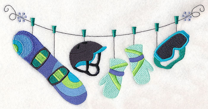 Snowboard Clothesline