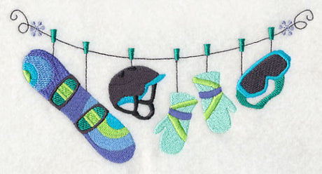 Snowboard Clothesline