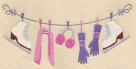 Figure Skating Clothesline