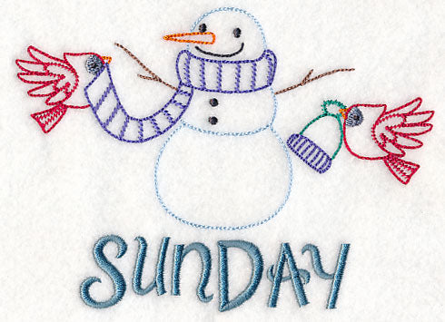 Sunday Snowman (Vintage)