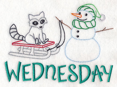 Wednesday Snowman (Vintage)