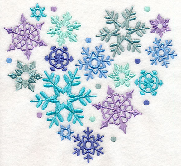 Heart of Snowflakes