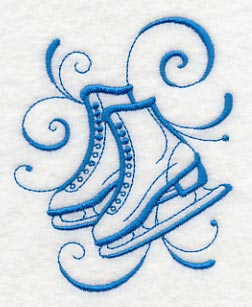 Inky Ice Skates