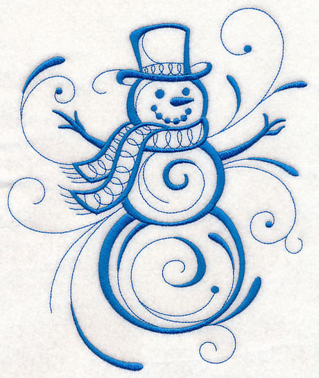 Inky Snowman