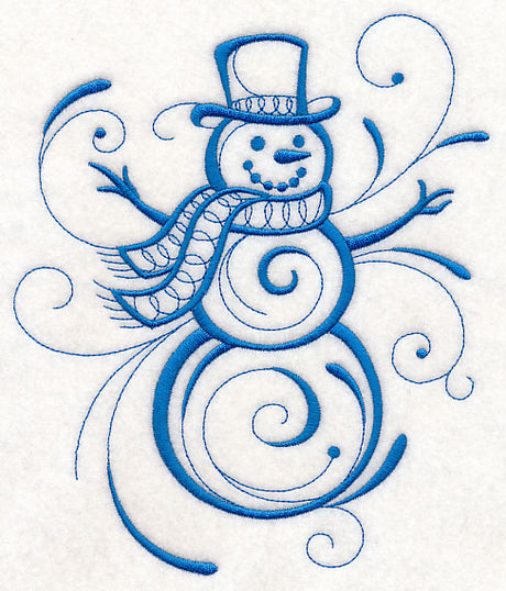 Inky Snowman