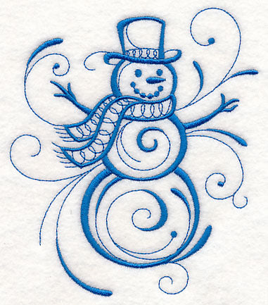 Inky Snowman