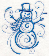 Inky Snowman