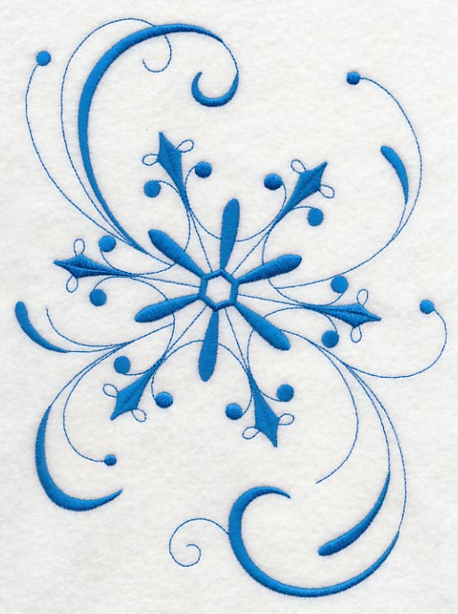 Inky Snowflake