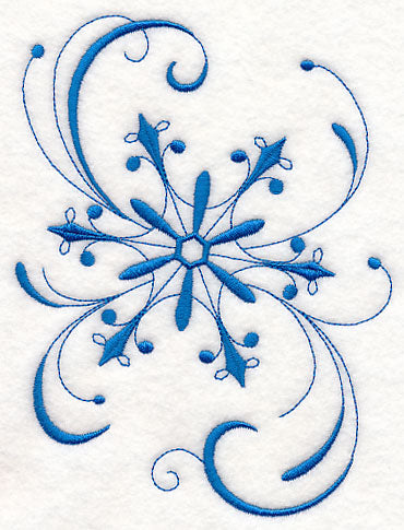 Inky Snowflake