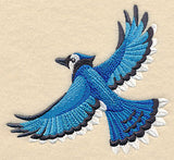 Flying Blue Jay