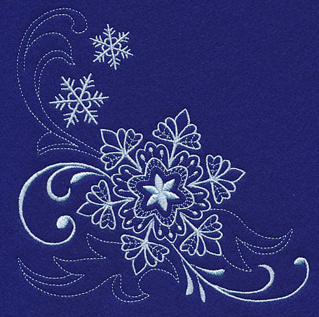 Snowstorm Corner Filigree