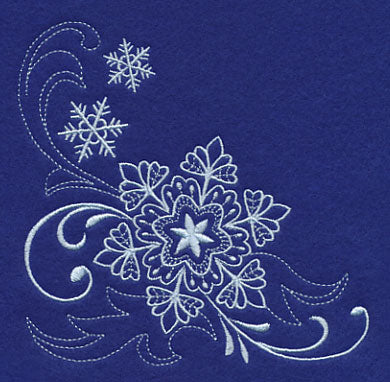 Snowstorm Corner Filigree