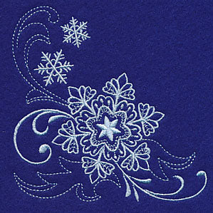 Snowstorm Corner Filigree