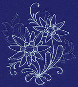 Snowy Edelweiss Filigree